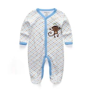 Combinaison Nouveau-Né à Manches Longues – Printemps Bébé