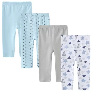 Pantalon Nouveau-né en Coton - Lot de 4