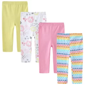 Pantalon Nouveau-né en Coton Doux - Lot de 4