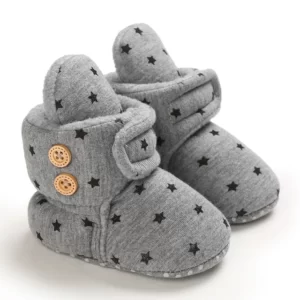Bottes de neige bébé en coton