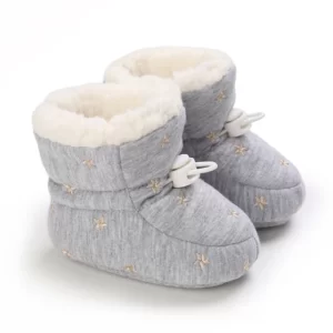 Chaussons en coton bébé hiver