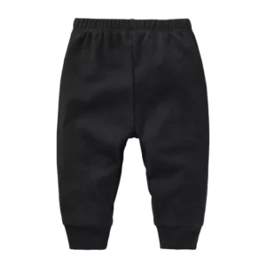 Pantalon en Mousseline Bébé 100% Coton - Noir