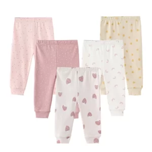 Pantalon Nouveau-né en Coton - Lot de 5