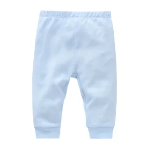 Pantalon en Mousseline Bébé 100% Coton - Bleu Clair