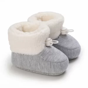 Chaussons bébé coton hiver doux