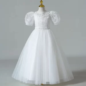 Robe de cérémonie princesse en tulle