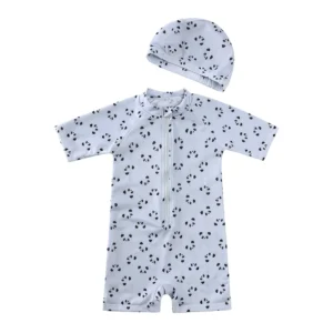 Maillot de Bain Bébé Panda + Bonnet